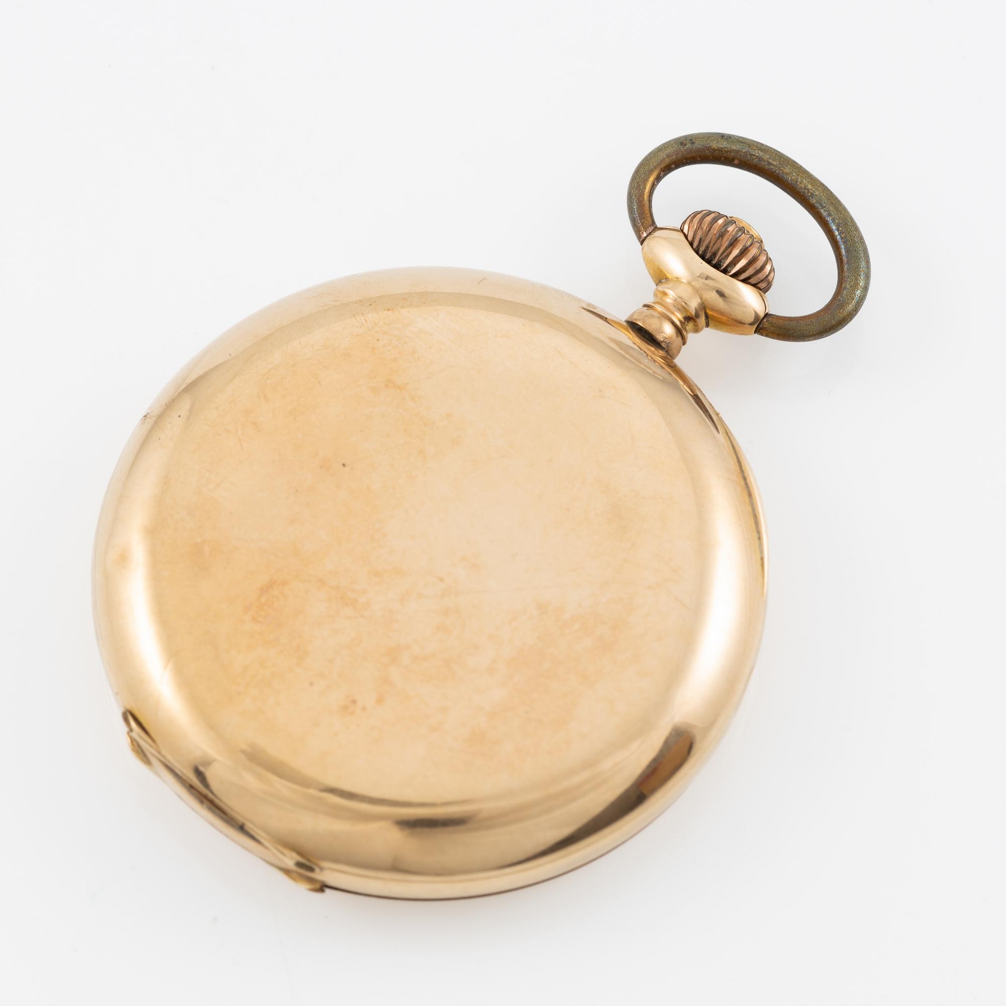 Pocket watch, hunter, 51 mm.