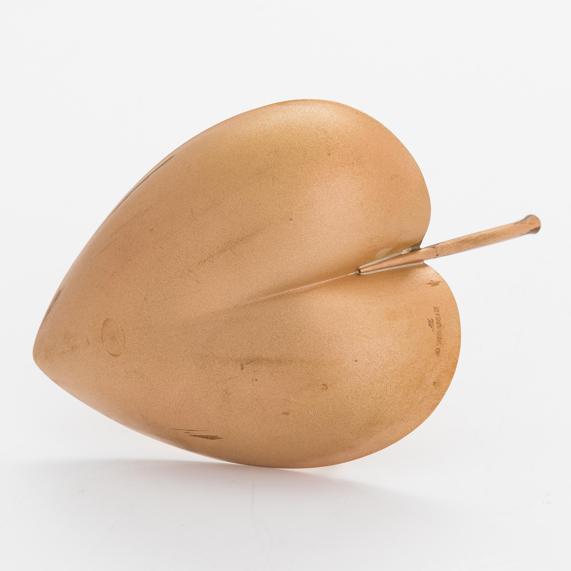 Tapio Wirkkala, skål, brons, TW 4, Kultakeskus, Modellen formgiven 1954.