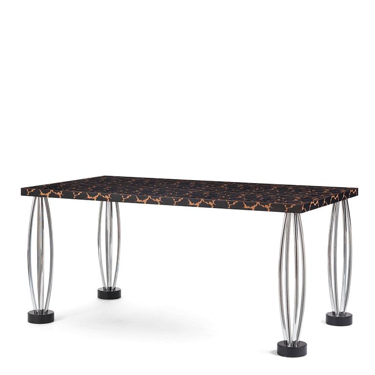 Ettore Sottsass, a "City" dining table, Memphis, Italy, post 1983.