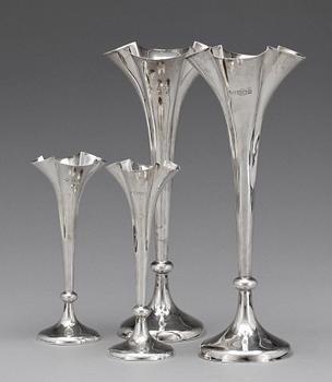VASER, 4 st, silver, Horace Woodward & Co, London, England, 1897-1900.