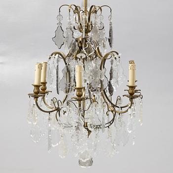Chandelier, Rococo style, first half of the 20th century.