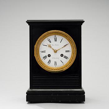 A MANTLE CLOCK, St.Petersburg, Pavel Buhre ca 1870-90.