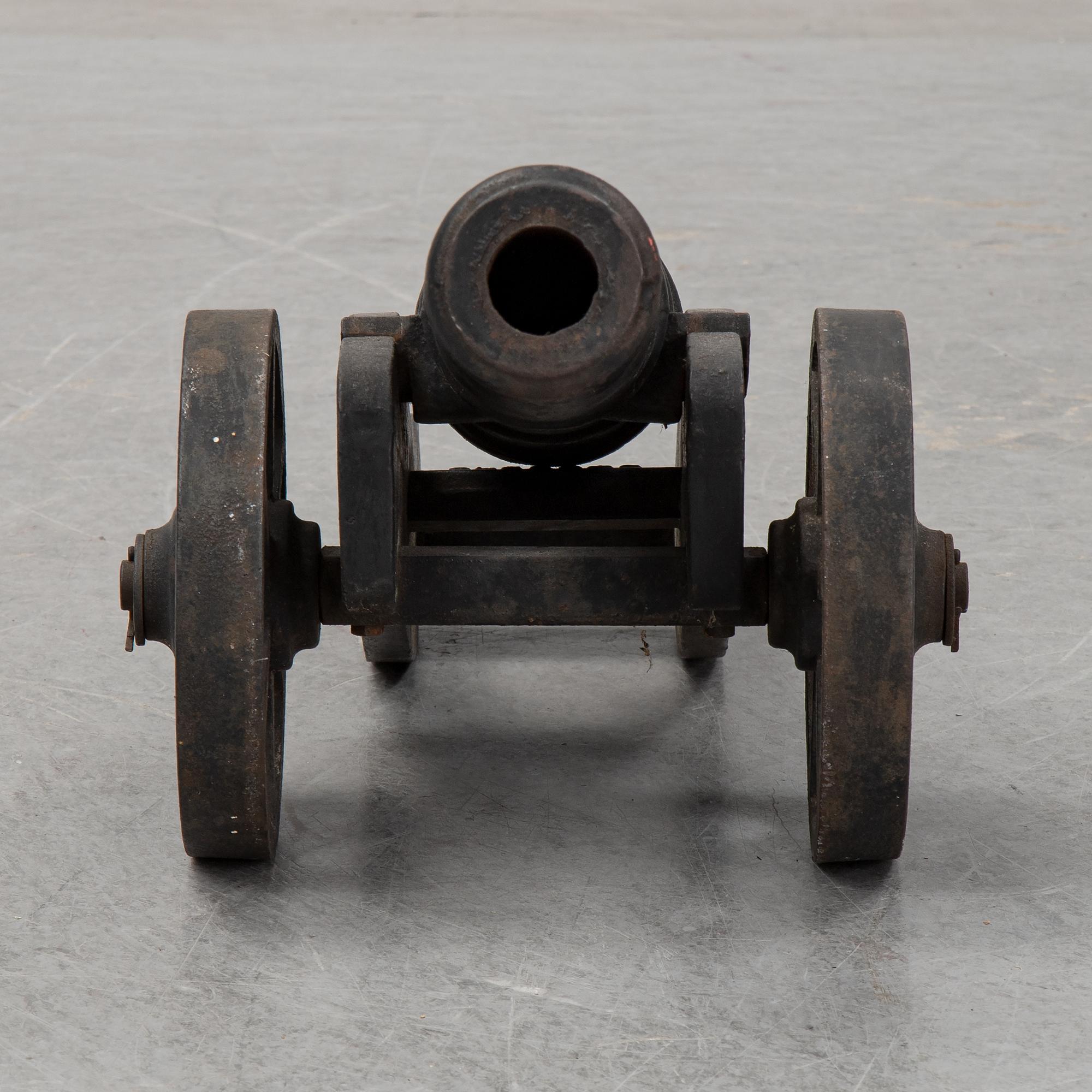 Two Swedish cast iron cannons, Stafsjö bruk, second half of the 20th century.