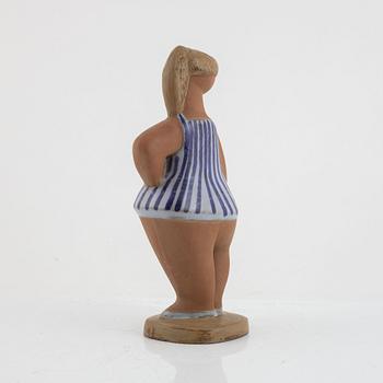 Lisa Larson, a 'Dora' figurine form the series 'ABC-flickorna', Gustavsberg.