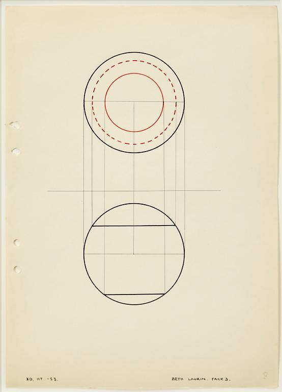 Beth Laurin, "Linearritning 5".