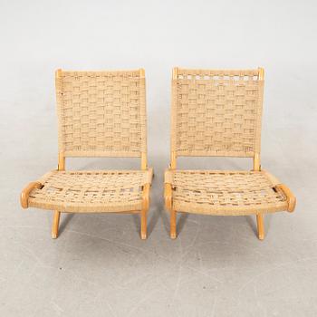 Ebert Wels, a pair of folding chairs, Yugoslavia 1960s.