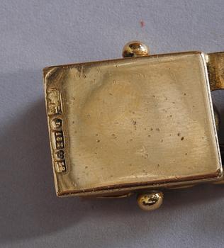 ARMBANDSUR, Ebel. Armband i 18k guld. Total vikt 121 g.