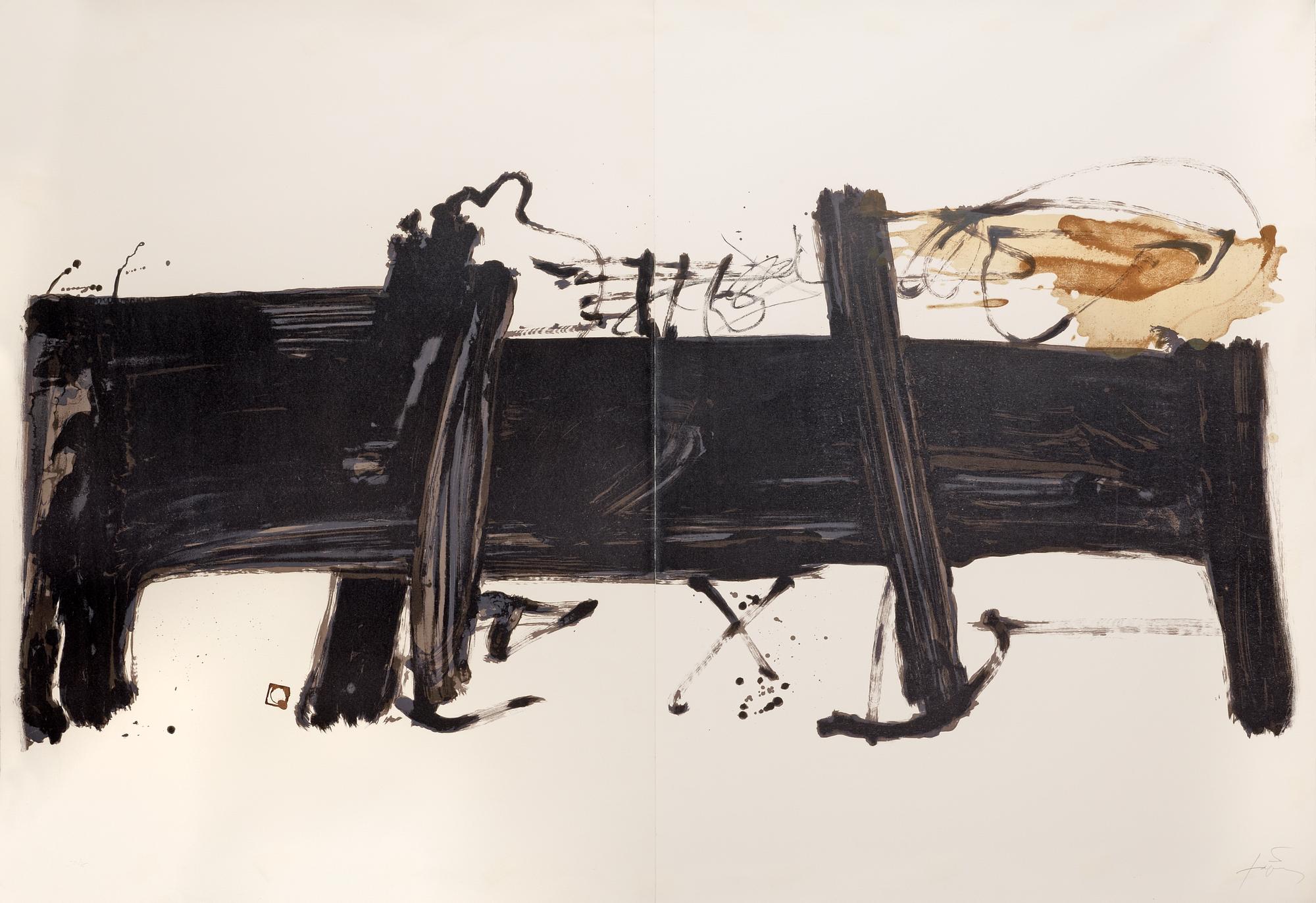 Antoni Tàpies, "GRANDE TABLE".