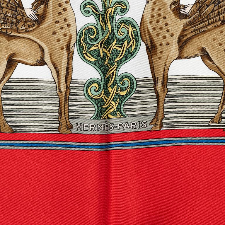 Hermés, scarf, "Au Fil de la Soie".
