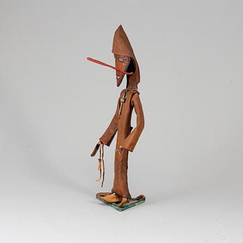 MARIE VASSILIEFF, theatre puppet, inscribed Marie Vassilieff, Paris 1952.