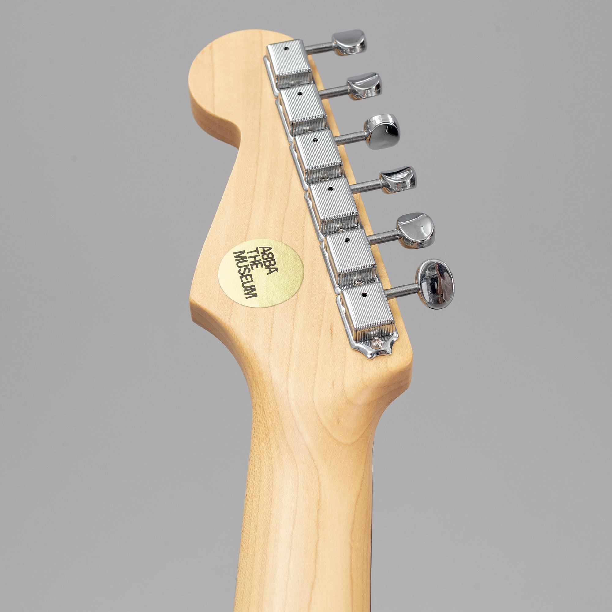 ELECTRIC GUITAR, Malmberg ABBA Star guitar Limited Edition, 2/50, 2014. Signed by Björn Ulvaeus and Göran Malmberg.