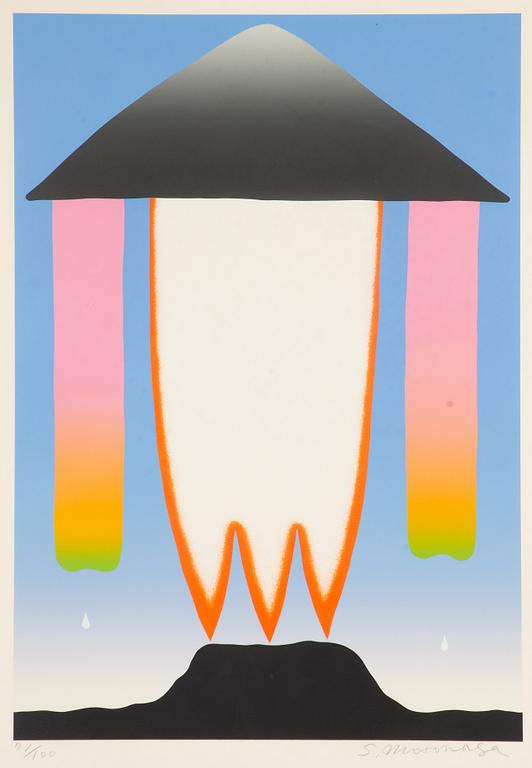 Sadamasa Motonaga, "Japanese Nobel Prize Winners" Complete portfolio with 5 colour screenprints.