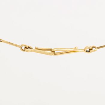 Wiwen Nilsson, collier / pocket watch chain, gold 18K, Lund Sweden 1965.
