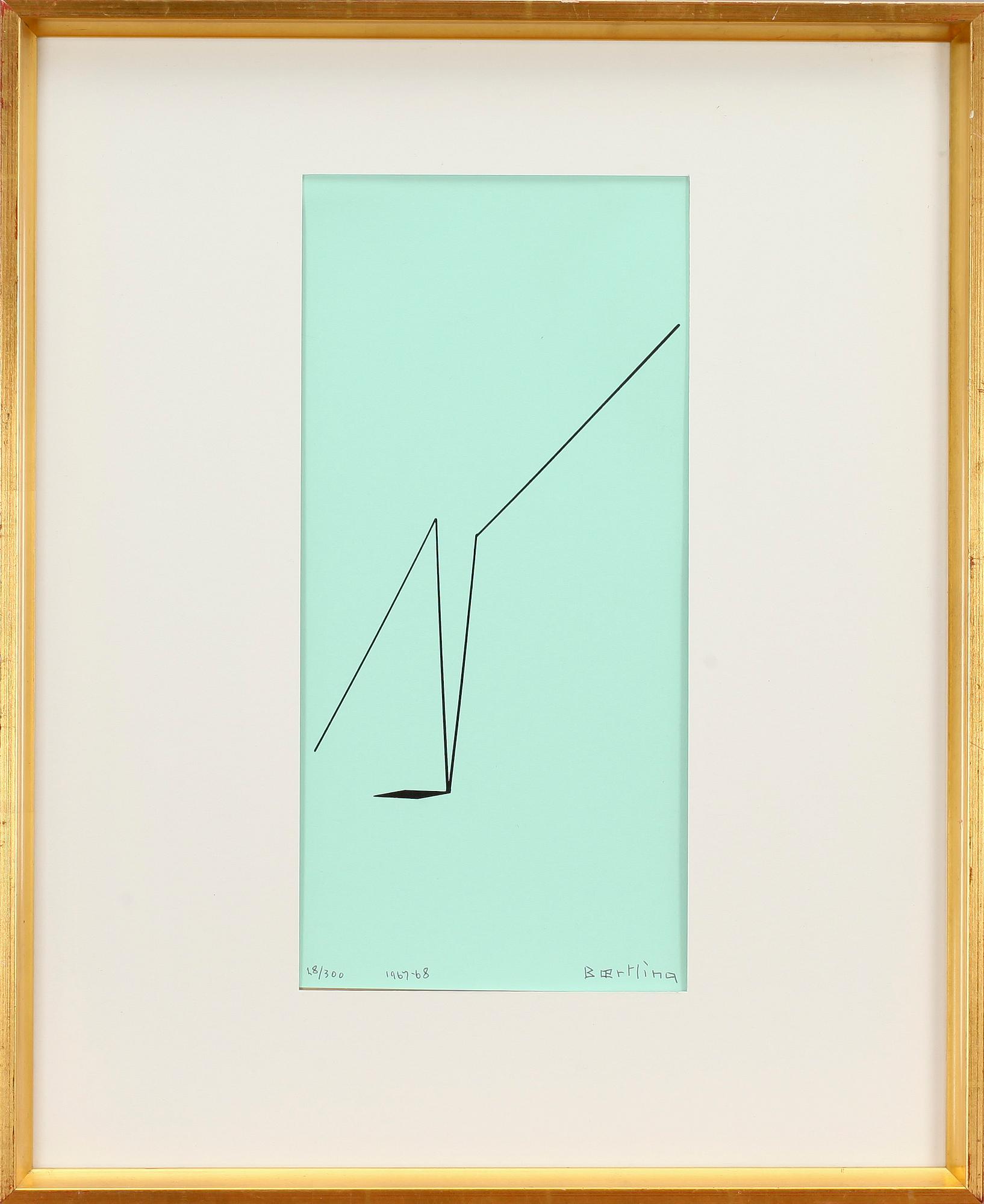 OLLE BAERTLING, färgserigrafi, sign och numr 18/30, dat 1967-68.
