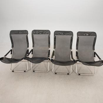 Francesco Favagrossa, four "Fiesta" garden chairs, Fiam, Italy, contemporary.