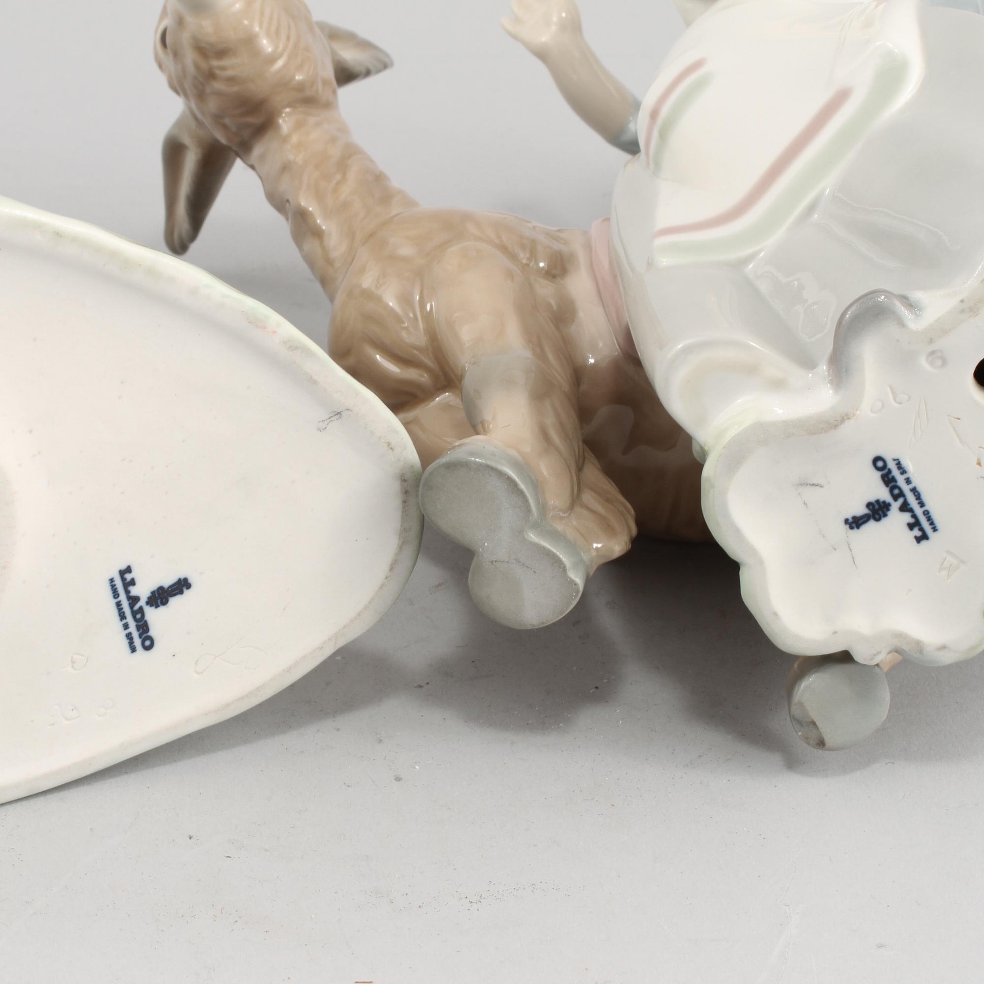 FIGURINER, 2 st, porslin, Lladro, Spanien, 1900-tal.