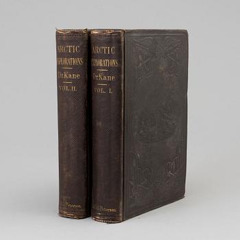 A BOOK, Arctica, 1857, Elisha Kent Kane.
