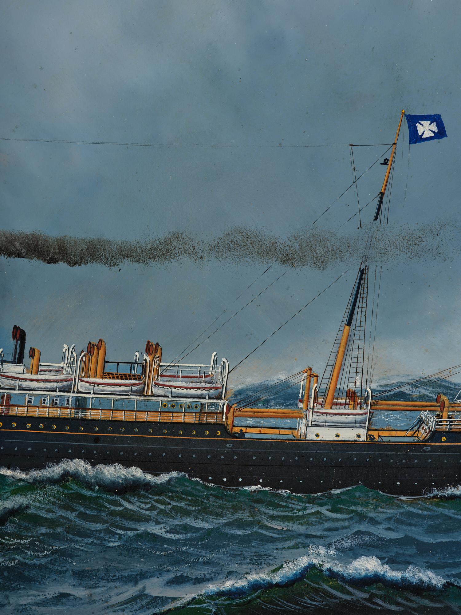 Antonio Jacobsen, "S/S Hellig Olav" DFDs.