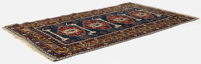 An antique Karagashli rug, northeast Caucasus, c. 165 x 101 cm.