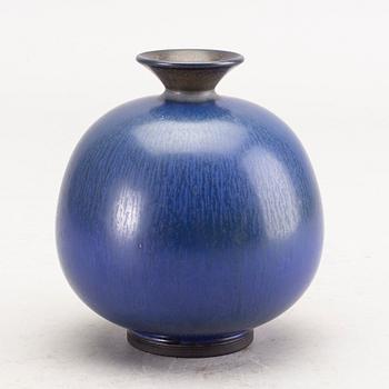 An Berndt Friberg stoneware vase from Gustavsbergs studio, 1958.