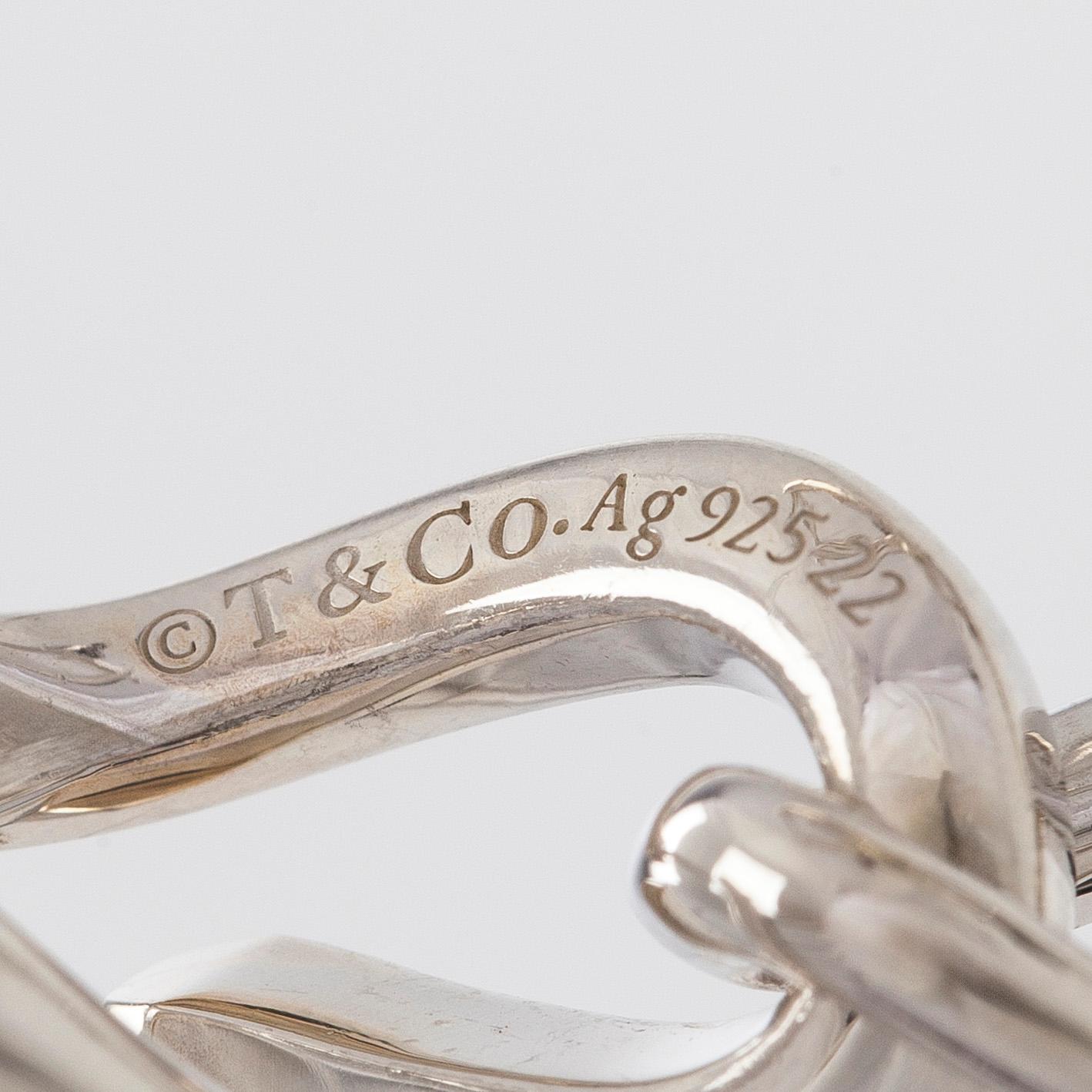 Tiffany & Co, korvakorut, ”Forge”, sterlinghopeaa.