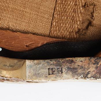 Taburetter, ett par, av Johan Erik Höglander (mästare i Stockholm 1777-1813), Gustavianska.