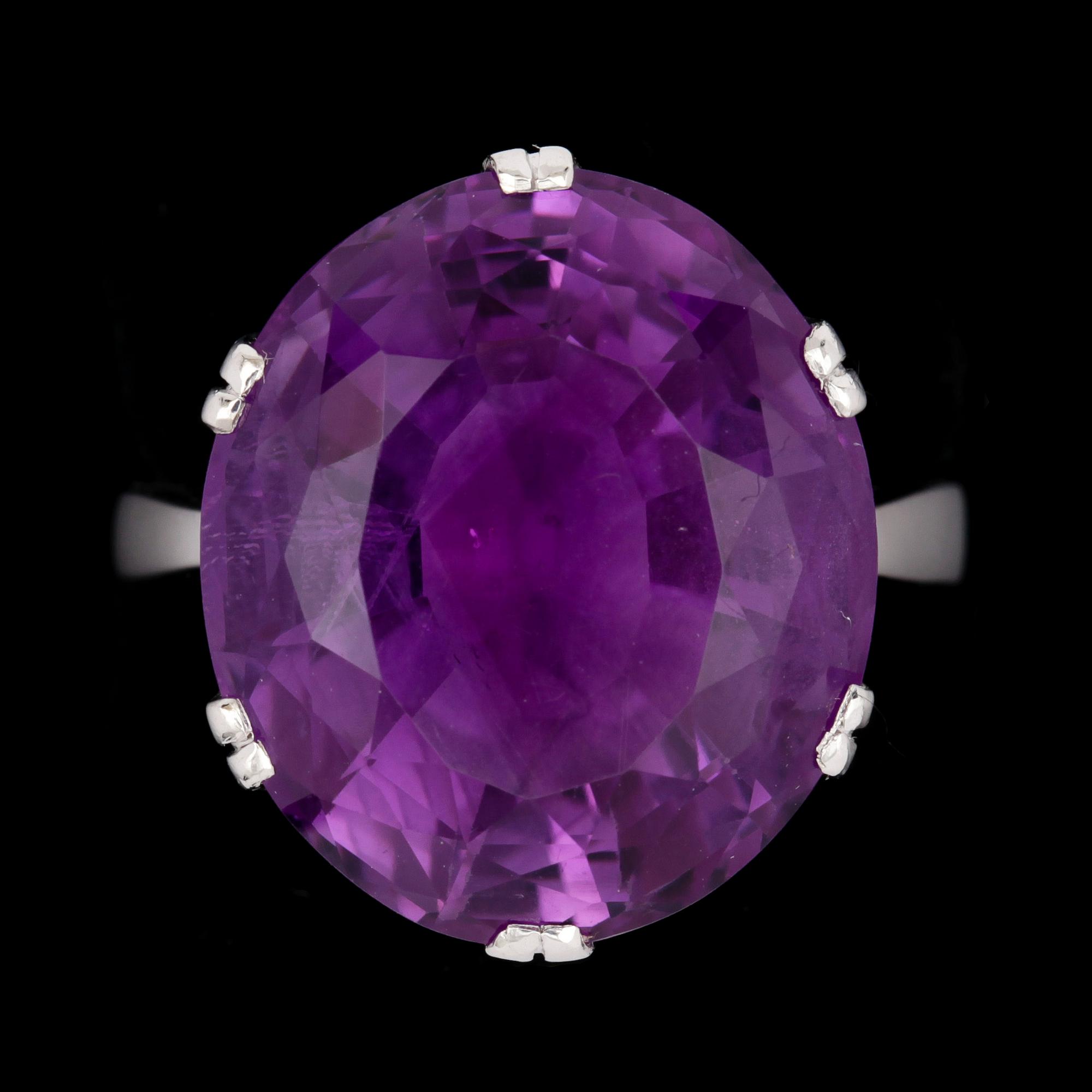 An amethyst ring, 1991.
