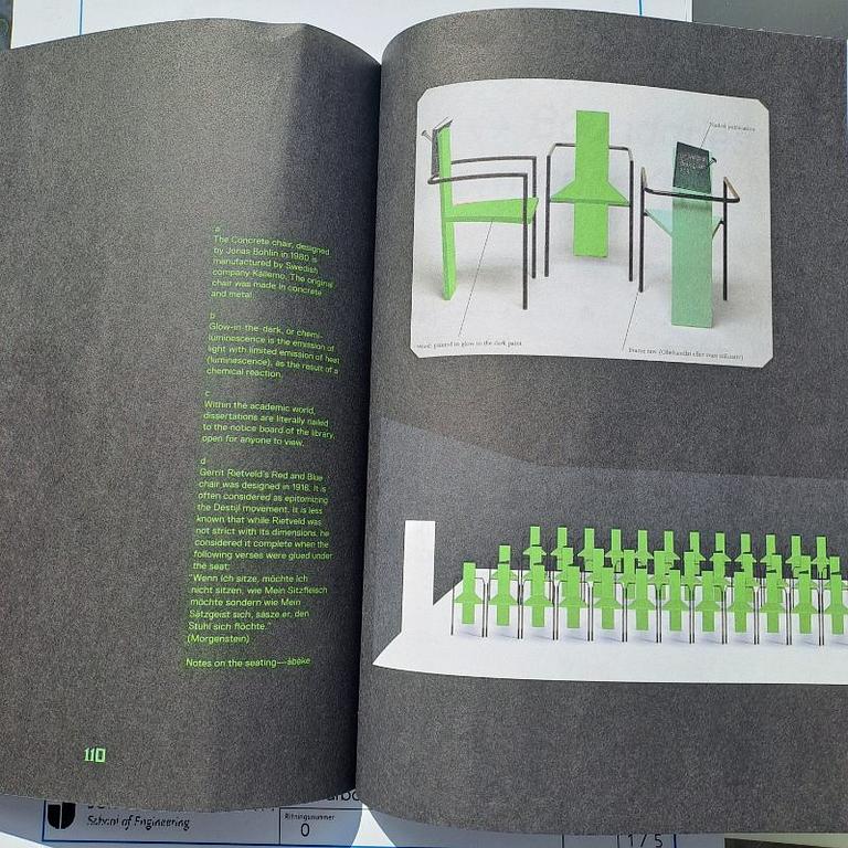 Jonas Bohlin, a 'Concrete / (In)visible Dialogues' armchair, ed. 46/100, Källemo, Värnamo, Sweden 2011.
