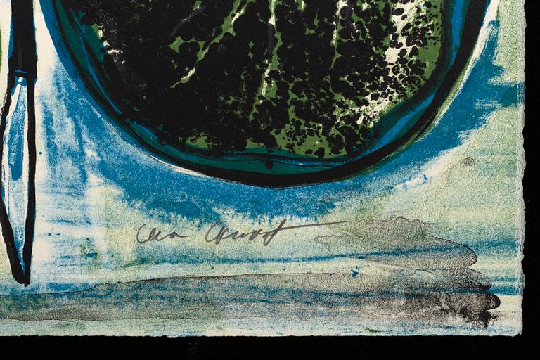 LENA CRONQVIST, litografier, 2 st, ur "August Strindberg Ett Drömspel", signerad och numrerad 83/170.