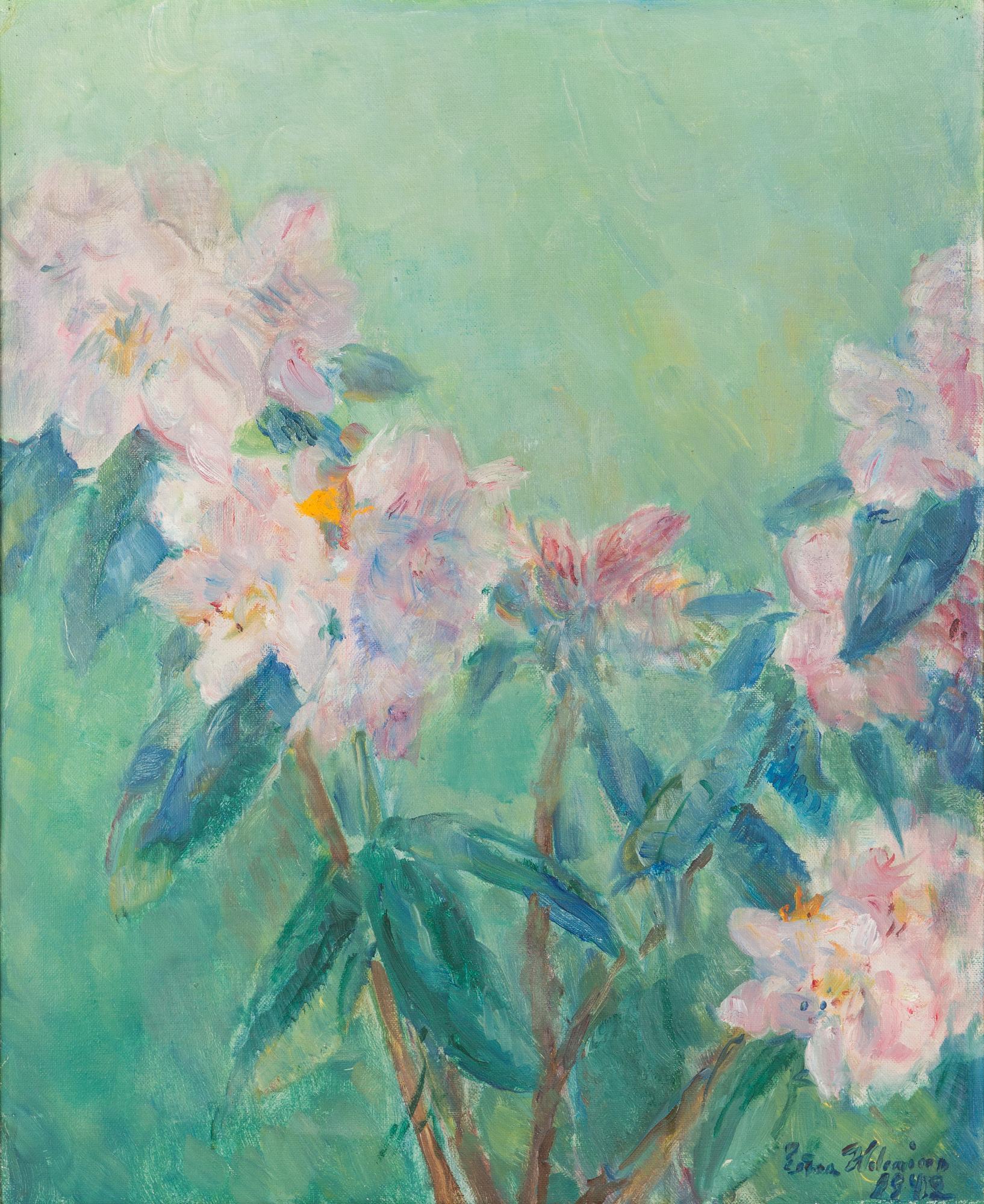 Ester Helenius, olja på duk, signerad och daterad 1942.