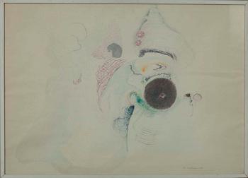 ESKO SARKKINEN, blandteknik, sign. och dat. -65.