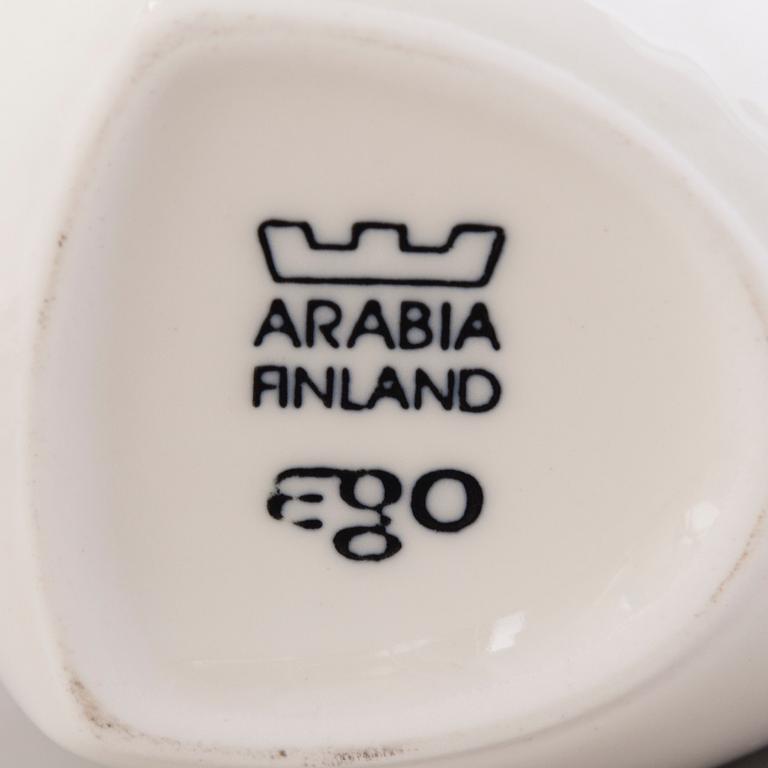 STEFAN LINDFORS, A 14-piece 'Ego' porcelain tea and espresso set for Arabia, Finland.