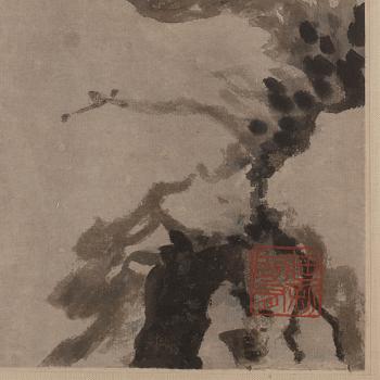 Cheng Hongshou (1768-1822), signed, ink and colour on paper.