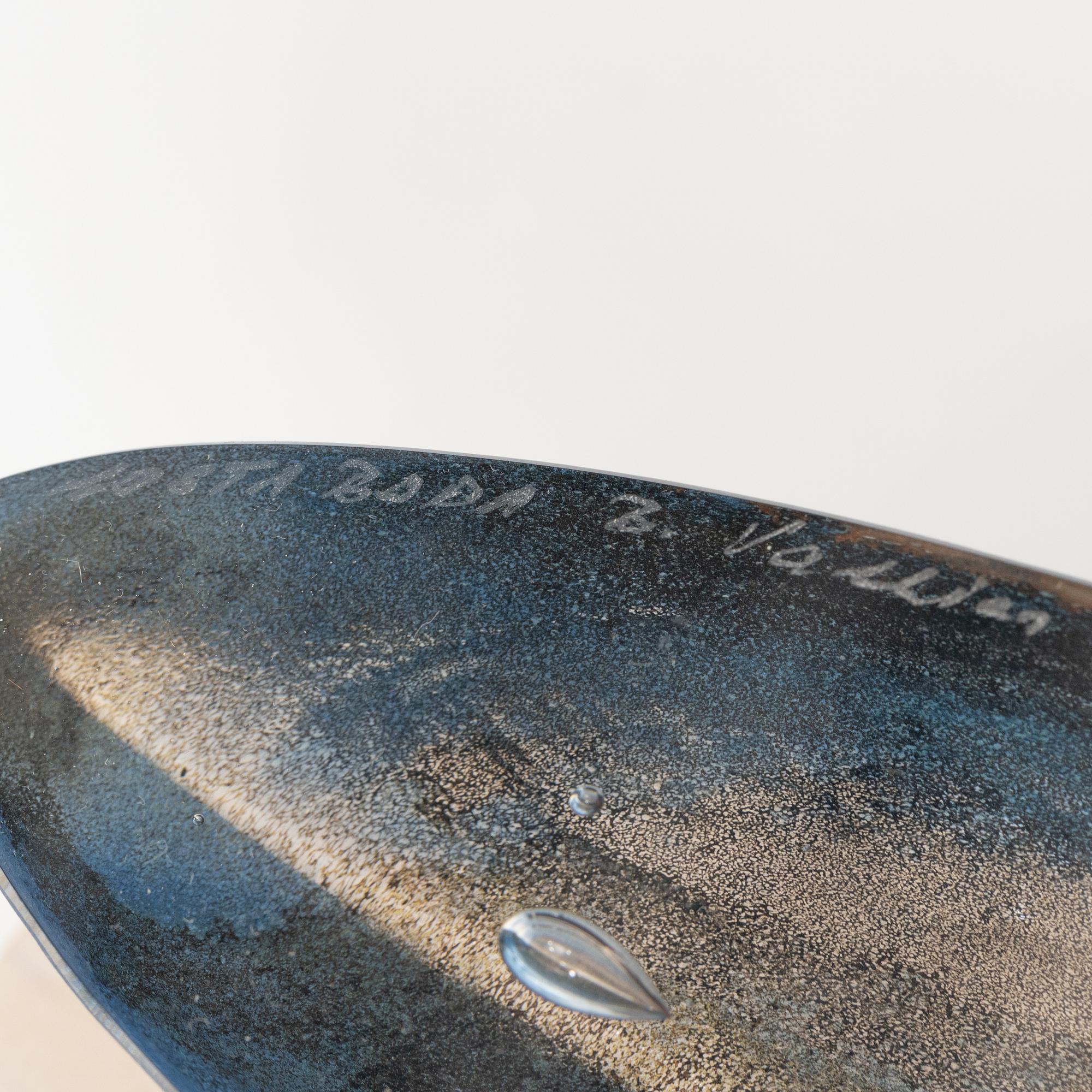 Bertil Vallien, a boat, Kosta Boda.