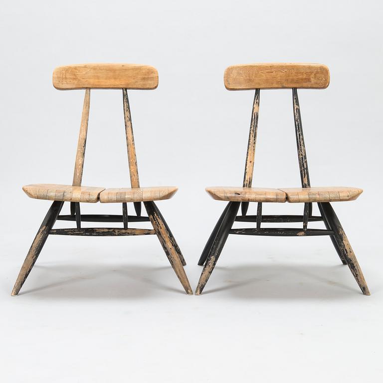 ILMARI TAPIOVAARA, nojatuolipari, "Pirkka lounge chair", Laukaan Puu, 1960-luku.