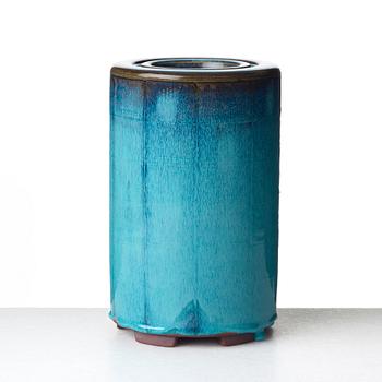 Wilhelm Kåge, a "Farsta" stoneware vase, Gustavsberg studio 1960.