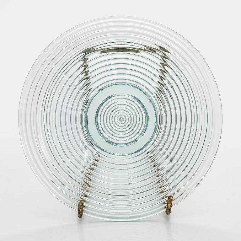 Aino Aalto, glass model 4059 and a plate 4147, for Karhula Glassworks, in production 1937-1938.