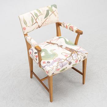 Josef Frank, a model 695 armchair, Firma Svenskt Tenn, Sweden.