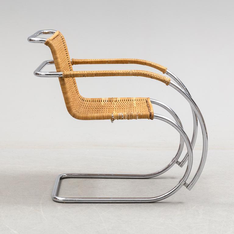 LUDWIG MIES VAN DER ROHE, KARMSTOL, "MR 20", formgiven 1927.