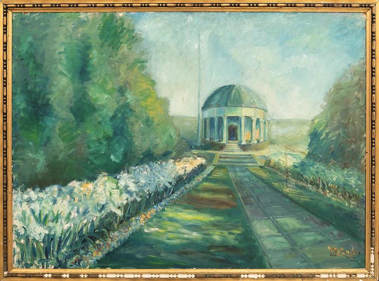 Willy Gordon,  Margaretapaviljongen i Pildammsparken i Malmös.