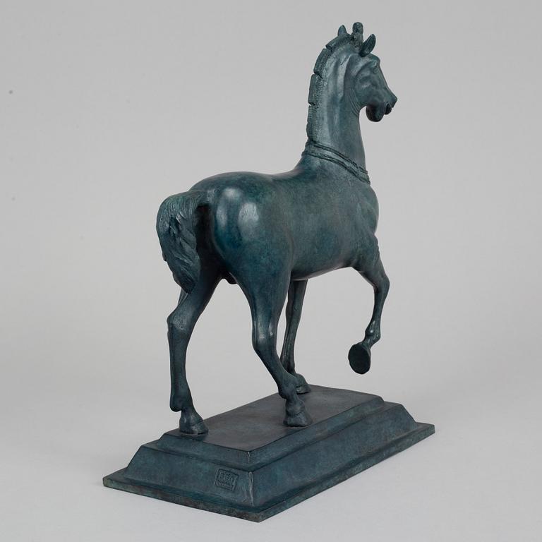 A bronze sculpture, FFA Fondeur, late 20th Century.