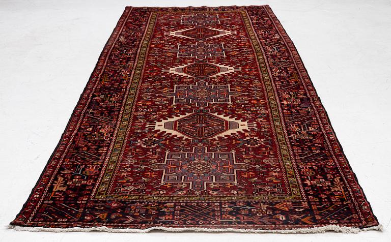 A semi-antique Karadja runner, c. 405 x 155 cm.