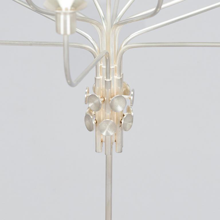 Tapio Wirkkala, a thirteen-candle silver candelabrum, model TW 412, Kultakeskus, Hämeenlinna Finland 2008.