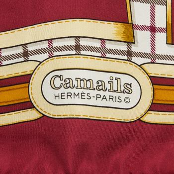 HERMÈS, silk scarf, "Camails".