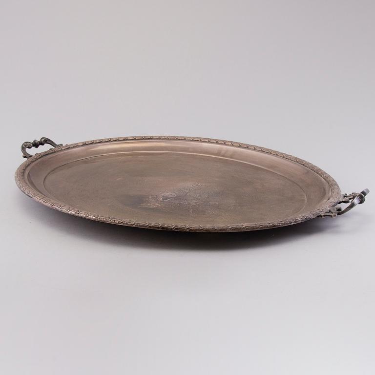 TARJOTIN, hopeoitu, 1800-luvun loppu.