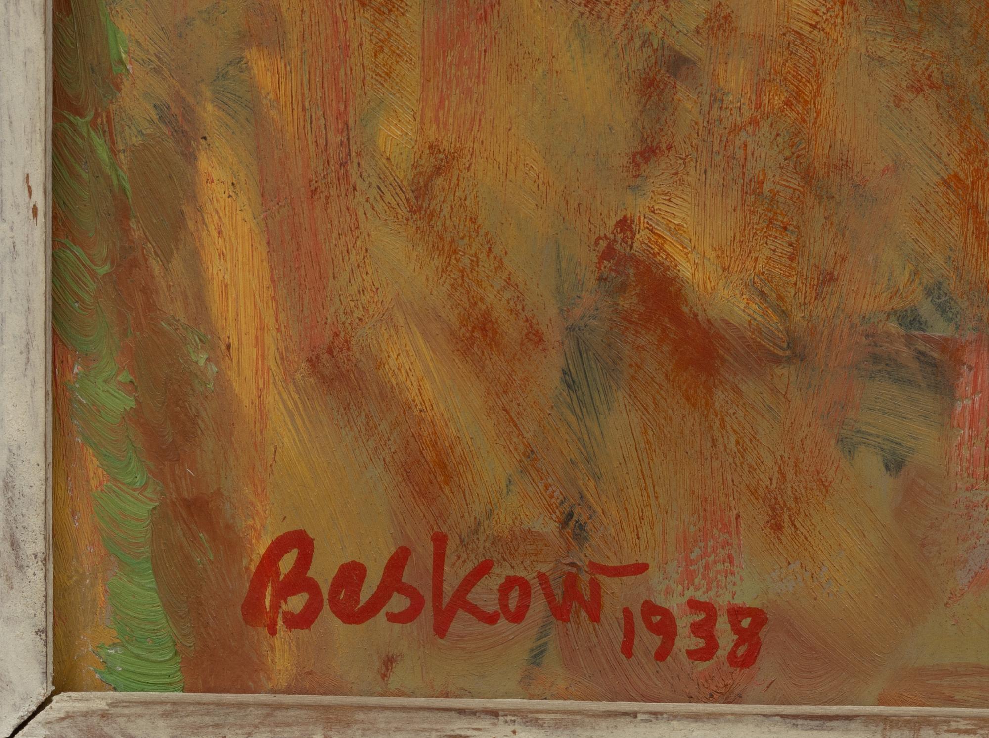 Bo Beskow, Portrait in half-figure.