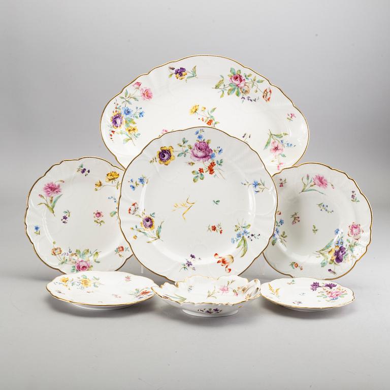 A Swedish  109 pcs 1880's Rörstrand porcelain service.