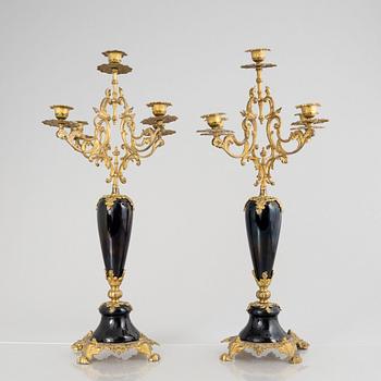A pair of candelabras, Neo-Renaissance, circa 1900.
