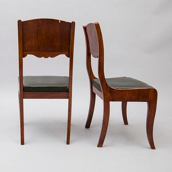 STOLAR, 6 st, biedermeier, Ryssland, 1800-talets mitt.