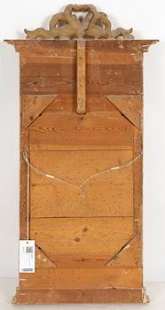 A late Gustavian mirror, 19th century.